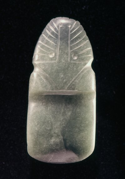 Double aspect celt bird, from Guacimo, Linea Vieja area by Pre Columbian Pre Columbian